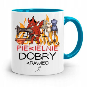 Kubek Błękitny Krawcowej Krawca Piekielnie Dobry