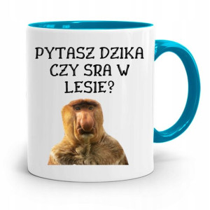 Kubek Błękitny Nosacz Janusz Pytasz Dzika Czy Sra