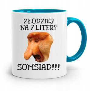 Kubek Błękitny Nosacz Janusz Złodziej Na 7 Liter?