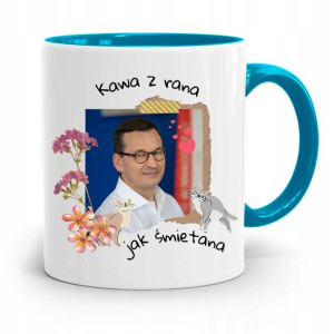Kubek Błękitny Politycy Premier Mateusz Morawiecki