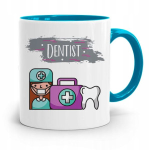 Kubek Błękitny Prezent Dentysty Stomatologa