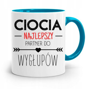 Kubek Błękitny Prezent Dla Cioci Najlepsza Ciocia