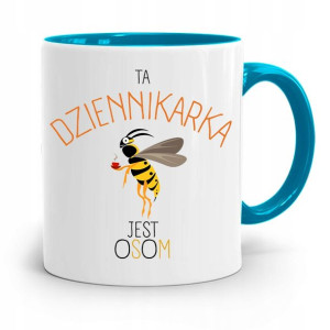 Kubek Błękitny Prezent Dla Dziennikarza Reportera