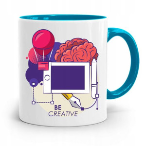 Kubek Błękitny Prezent Dla Grafika Be Creative