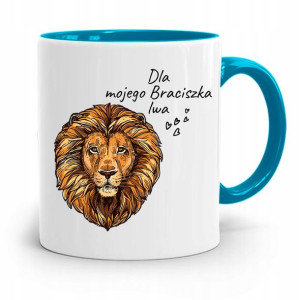 Kubek Błękitny Prezent Dla Mojego Braciszka Lwa
