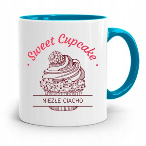 Kubek Błękitny Prezent Dla Piekarza Sweet Cupcake