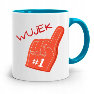 Kubek Błękitny Prezent Dla Wujka Wujek Na Medal #1