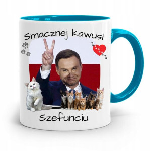 Kubek Błękitny Prezydenta Andrzej Duda Dla Ciebie