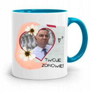 Kubek Błękitny Prezydenta Andrzej Duda Pis Zdrowie