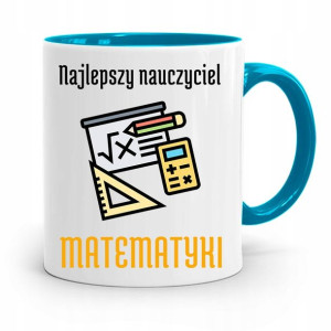 Kubek Błękitny Rezent Dzień Nauczyciela Matematyki