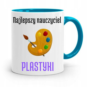 Kubek Błękitny Rezent Dzień Nauczyciela Plastyki