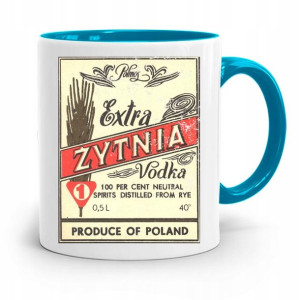 Kubek Błękitny Śmieszny Zabawny Extra Żytnia