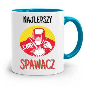 Kubek Błękitny Spawacza Najlepszy Spawacz Prezent