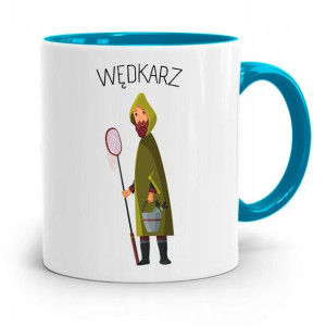 Kubek Błękitny Wędkarza Rybak Najlepszy Wędkarz