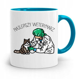 Kubek Błękitny Weterynarza Najlepszy Weterynarz