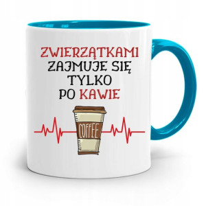 Kubek Błękitny Weterynarza Tylko Po Kawie Prezent
