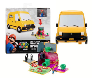 Zestaw SUPER MARIO Pojazd Movie Van