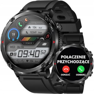 Smartwatch Męski Ciśnienie Menu Pl Bateria 600mah