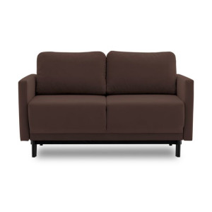 Sofa LAYA rozkładana welur kolor TRINITY 8 brązowa