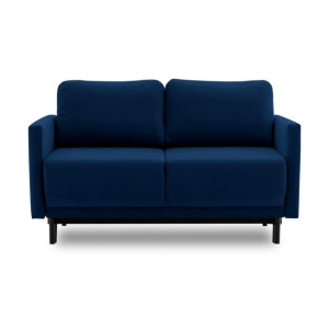 Sofa LAYA rozkładana welur kolor TRINITY 30 granatowa