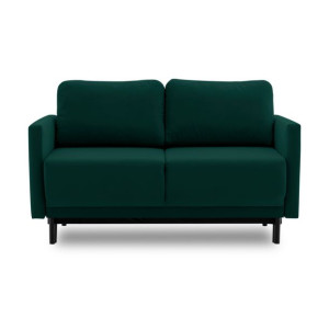 Sofa LAYA rozkładana welur kolor TRINITY 28 zielona