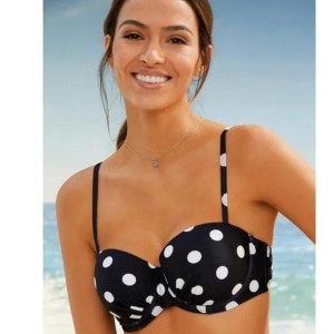 Biustonosz Od Bikini W Grochy 90c 914208