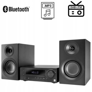 Mini Wieża Radio Cyfrowe Dab+ Fm Cd Mp3 Usb Bt