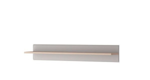 PIASKI INOX Półka 90x19x17 cm szary / jackson hickory