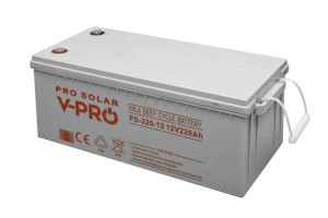Akumulator Volt Polska Deep Cycle Vpro Solar 12v 220ah Vrla Bezobsługowy