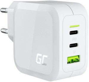 Ładowarka Sieciowa Green Cell Powergan 65w 2xusb-c 1xusb-a Chargc08w