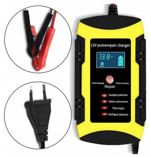 Automatyczny Prostownik Akumulatorowy Lcd 12v 6a