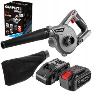 Odkurzacz Dmuchawa Ogrodowa 2w1 18v + 4ah Graphite