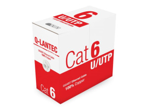 Kabel  sieciowy UTP kat.6 PVC Eca Q-LANTEC - 10 lat gwarancji  - Q-LANTEC