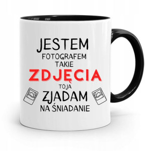 Kubek Czarny Dla Fotografa Zjadam Na Śniadanie
