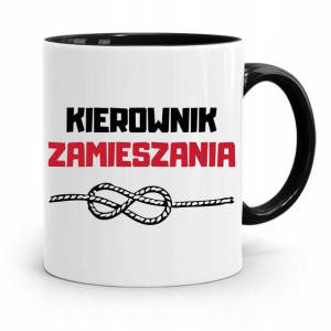 Kubek Czarny Dla Kierownika Kierownik Zamieszania
