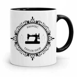 Kubek Czarny Dla Krawca Krawiec Taylor Shop
