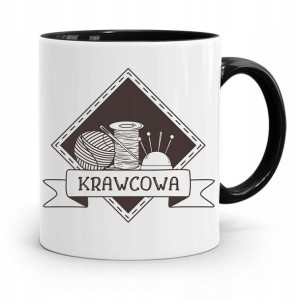 Kubek Czarny Dla Krawcowej Krawcowa Prezent