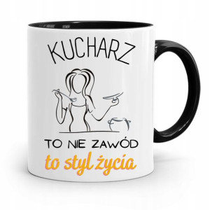Kubek Czarny Dla Kucharza Nie Zawód To Styl Życia