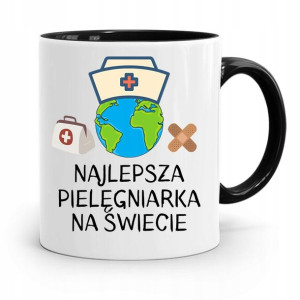 Kubek Czarny Dla Pielęgniarki Najlepsza Na Świecie