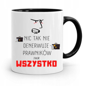 Kubek Czarny Dla Prawnika Mecenasa Pan Mecenas