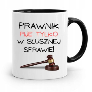 Kubek Czarny Dla Prawnika Mecenasa Pan Mecenas