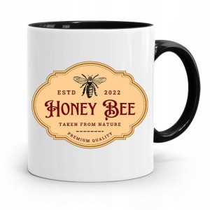 Kubek Czarny Dla Pszczelarza Honey Bee Prezent