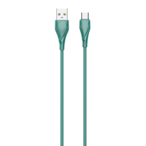 Kabel USB do USB-C LDNIO LS611, 25W, 1m (zielony)