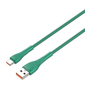 Kabel USB do USB-C LDNIO LS672, 30W, 2m (zielony)