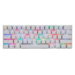 Bezprzewodowa klawiatura mechaniczna Motospeed CK62 Bluetooth RGB (biała)
