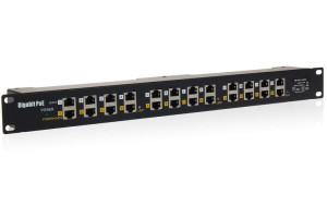 Adapter Gigabit PoE 12-portowy do szafy RACK 19"