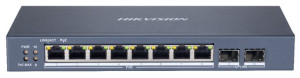 DS-3E1510P-SI - switch PoE 8-port + 2 SFP