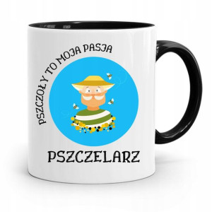 Kubek Czarny Dla Pszczelarza Pszczoły Moja Pasja