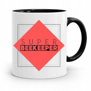Kubek Czarny Dla Pszczelarza Super Beekeeper