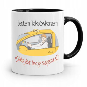 Kubek Czarny Dla Taksówkarza Jestem Taksówkarzem